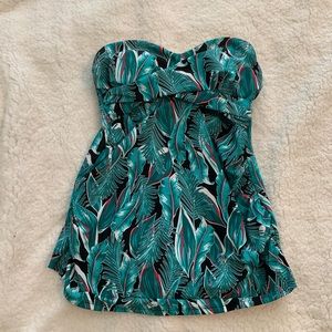 Maternity Bandeau Tankini Swim Top